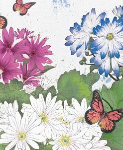JP3832-Florals And Butterflies