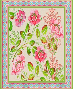 Fiesta Floral Tapestry-D