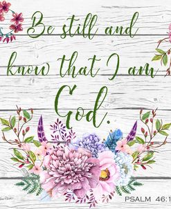 Garden Florals Bible Verse-A