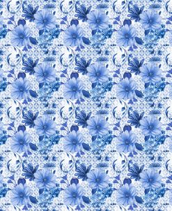 Beautiful Blue Floral C