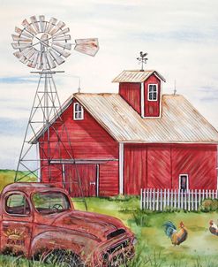 Rural Red Barn A