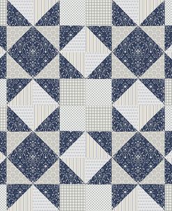 Blue Star Quilt 1