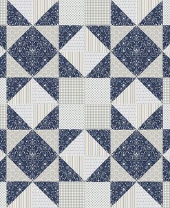 Blue Star Quilt 1