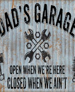 Dads Garage On Sheet Metal