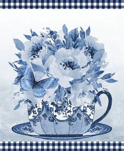 Blue Teacup Bouquet A