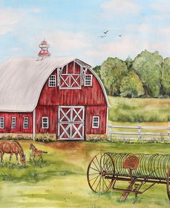 Rural Red Barn C