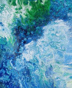Blue Lagoon Abstract 1