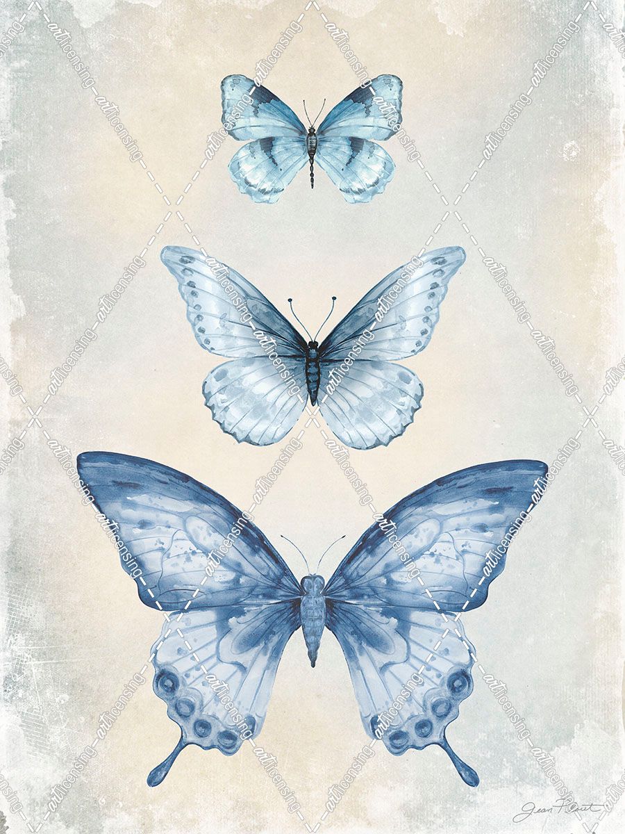Blue Butterfly Trio A