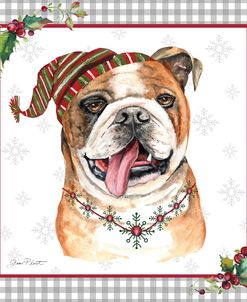 Plaid Christmas with Dog H