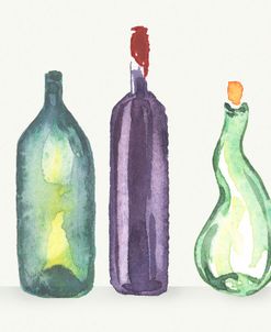 Glass Liquor Bottles B