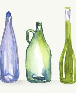 Glass Liquor Bottles C