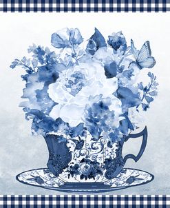 Blue Teacup Bouquet E