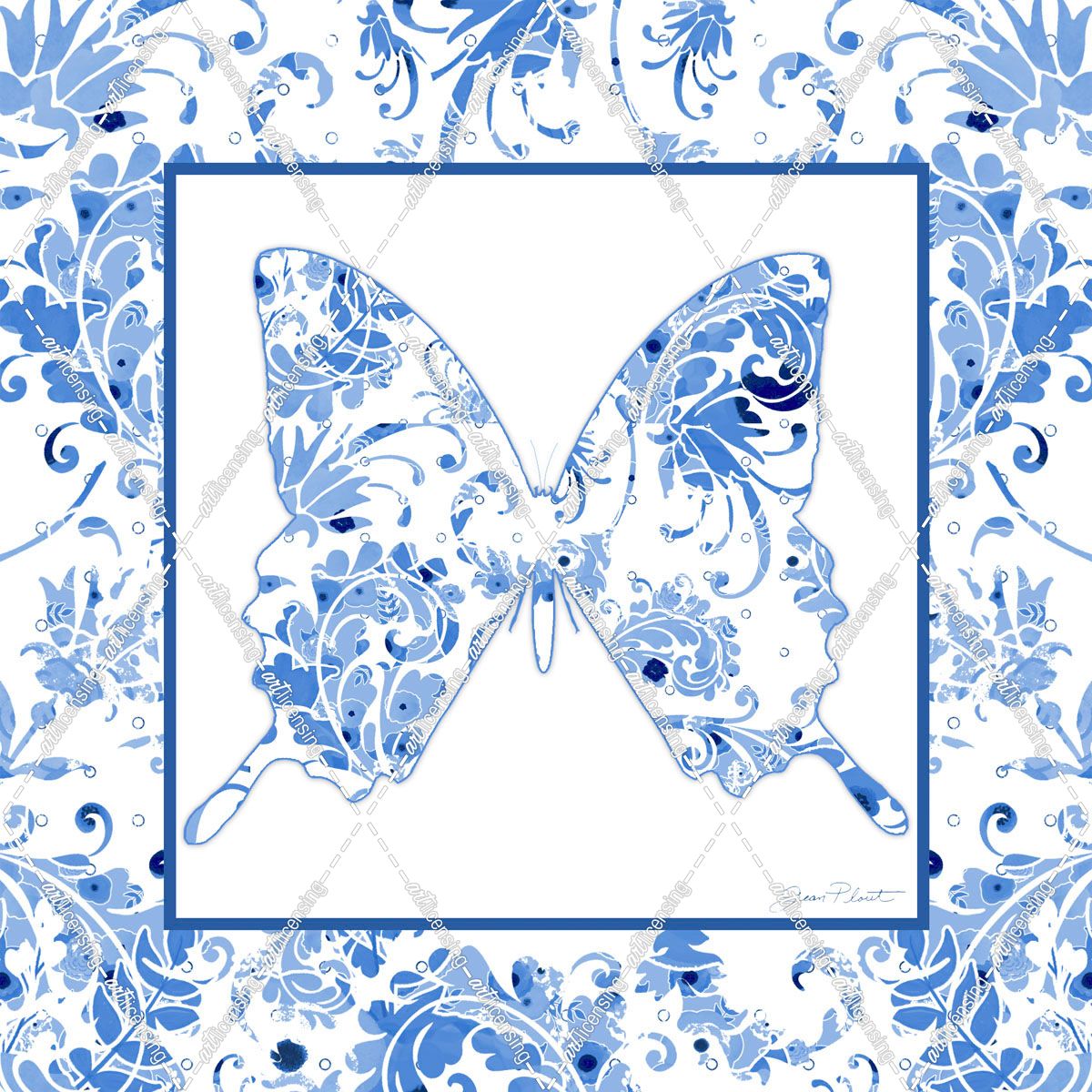 Beautiful Blue Butterflies B