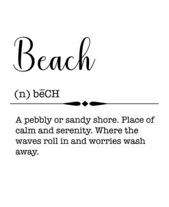 Words-Beach