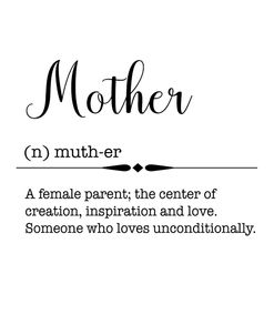 Words-Mother
