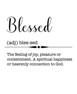 Words-Blessed