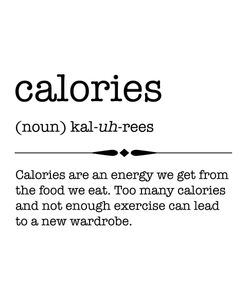 Words-Calories