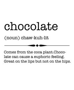 Words-Chocolate