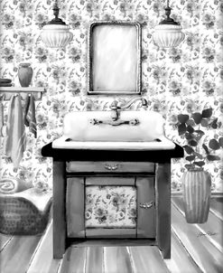 Rosey Vintage Bath A