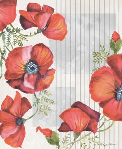 Mid Century Poppies B