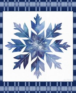 Blue Snowflake Christmas A