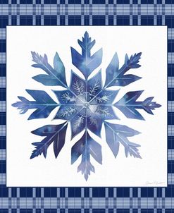 Blue Snowflake Christmas A