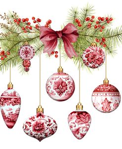 Red Chinoiserie Christmas A