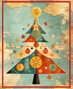 Golden Retro Christmas B