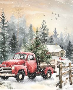 Cozy Christmas Woods B