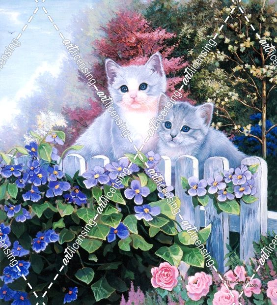 Kittens In The Master’s Garden