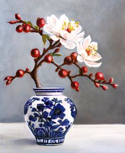 SOP07 Stilllife With Chinese Vase and Cherry Blossoms