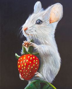 DOP07 Deer Mouse With Strawberry