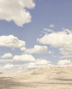 Beige Blue Plains Clouds