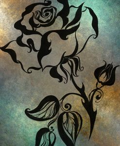 Ink Drawing Chinese Rose