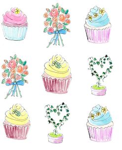 20N Cupcakes Flowers