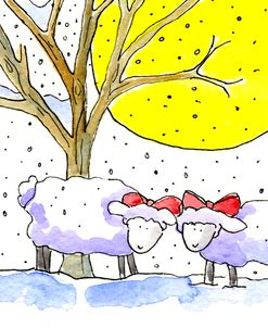 80C – Two Sheep Xmas