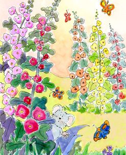 32N-Hollyhocks5x7