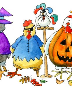 54T – Halloween Hens