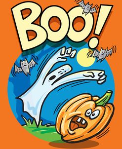 Flag Halloween Boo 1