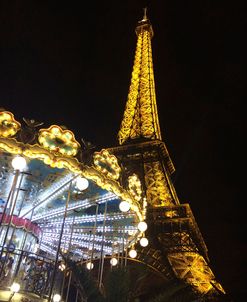 Eiffel Tower with Carousel