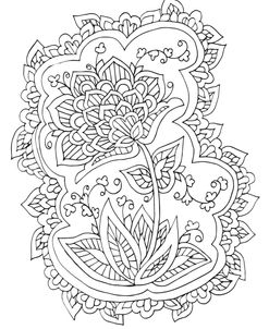 Floral with Border 5