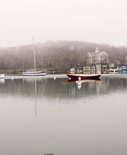 Winter Morning Woods Hole