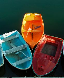 Colorful Rowboats