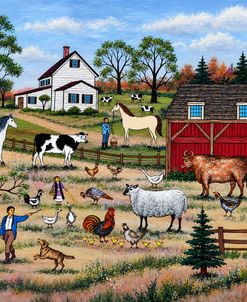 Morning In The Barnyard