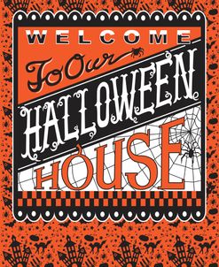 Halloween House Flag