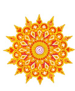 yellow mandala 3