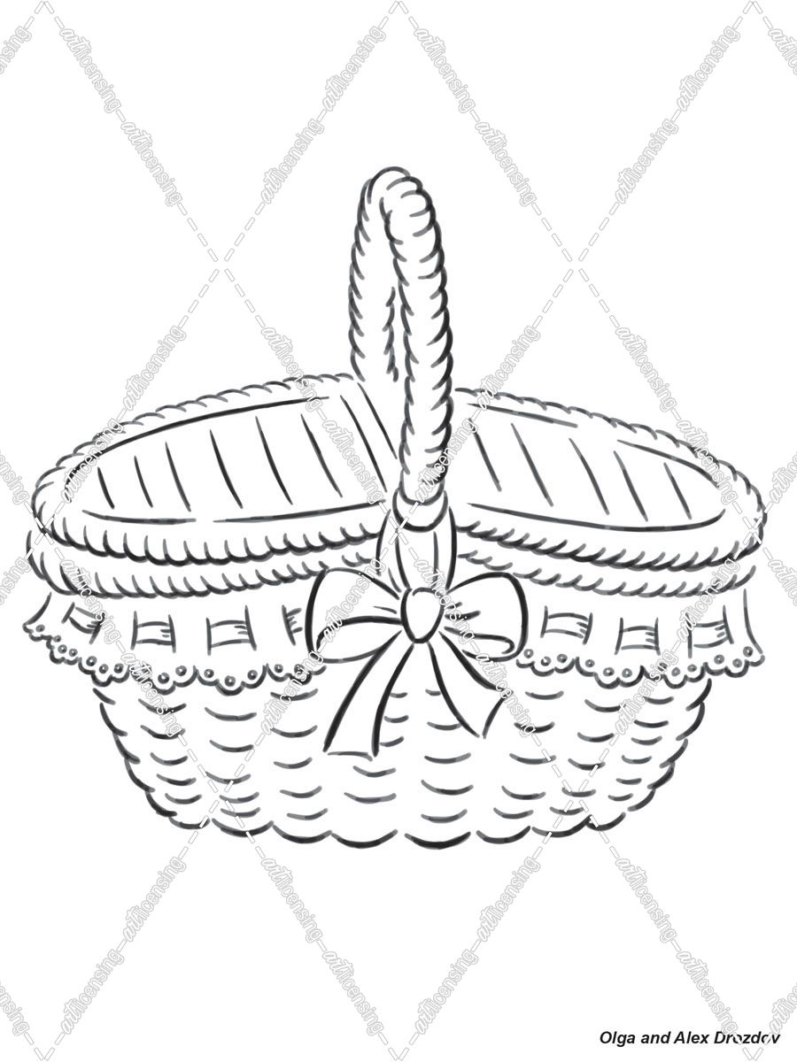 Basket With a Bow