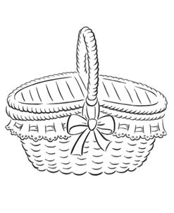 Basket With a Bow
