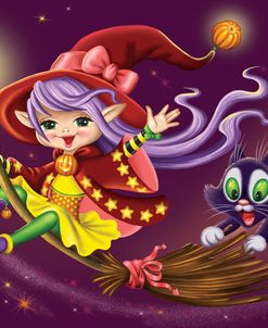 Witch with a Cat