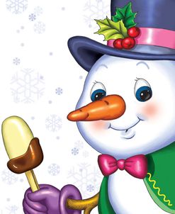 The snowman and ice-cream